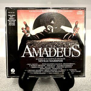 Amadeus CD Original Soundtrack Recording 2 Discs Set Neville Marriner 1984 EX/NM